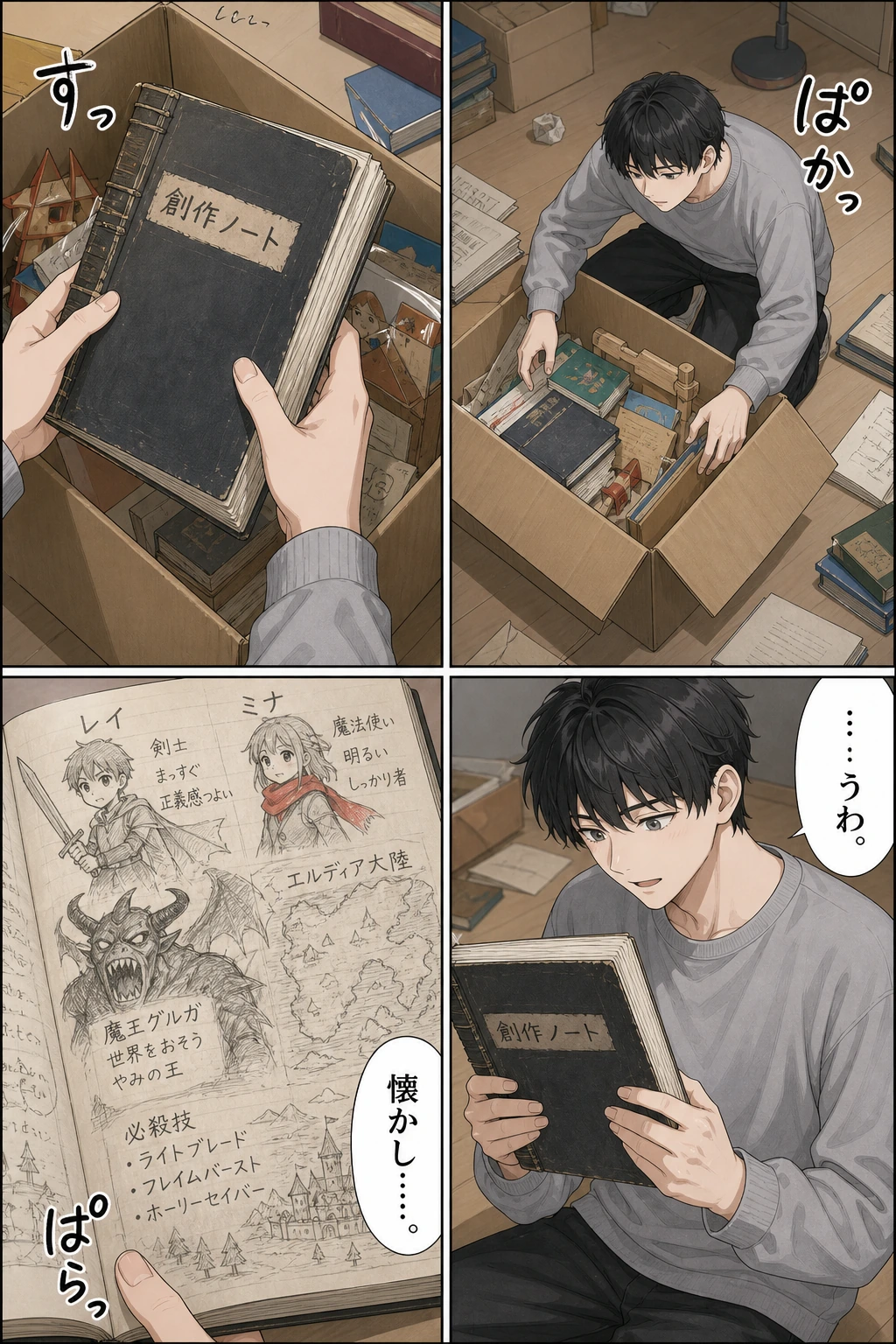 『少年時代との約束』2ページ目