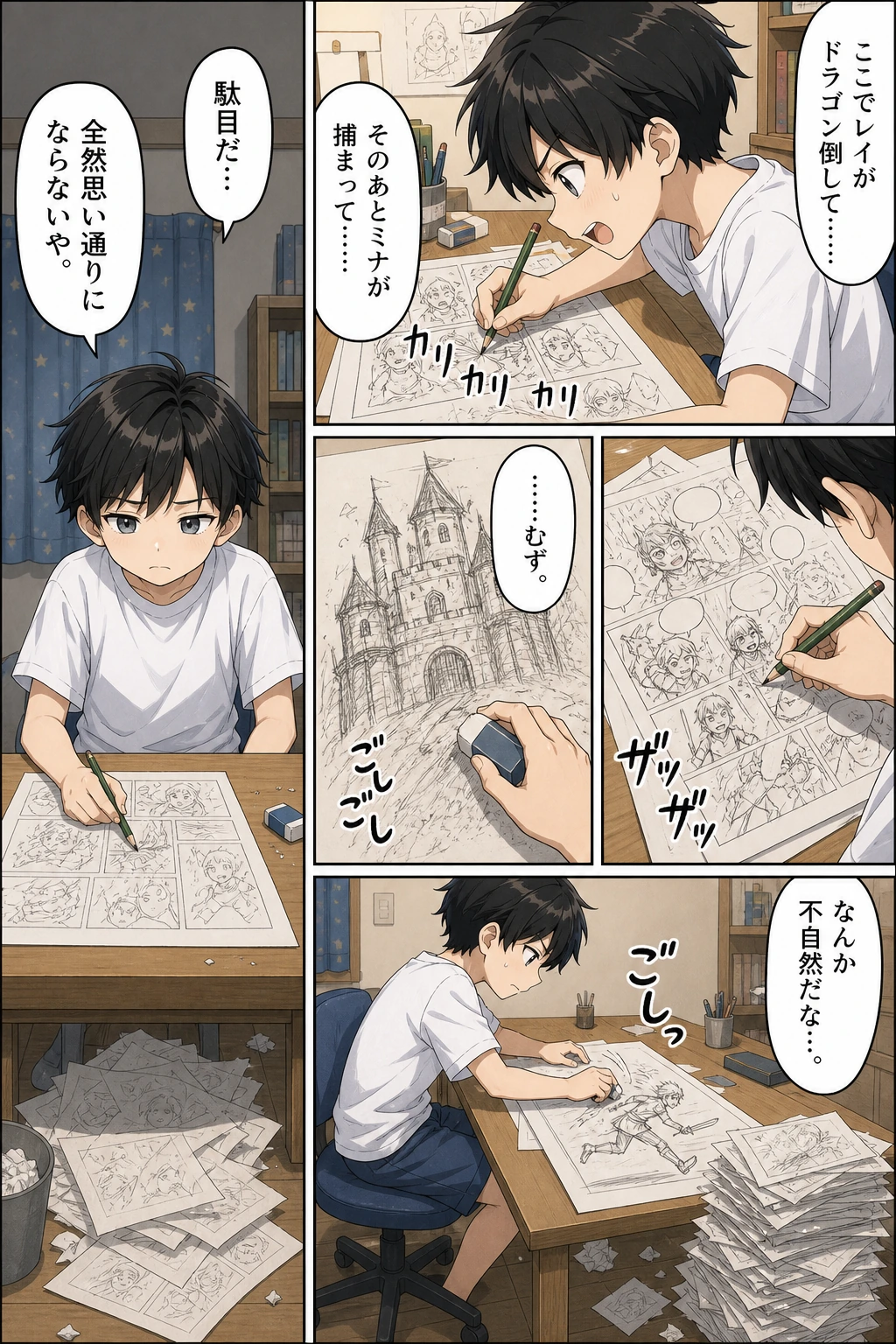 『少年時代との約束』3ページ目