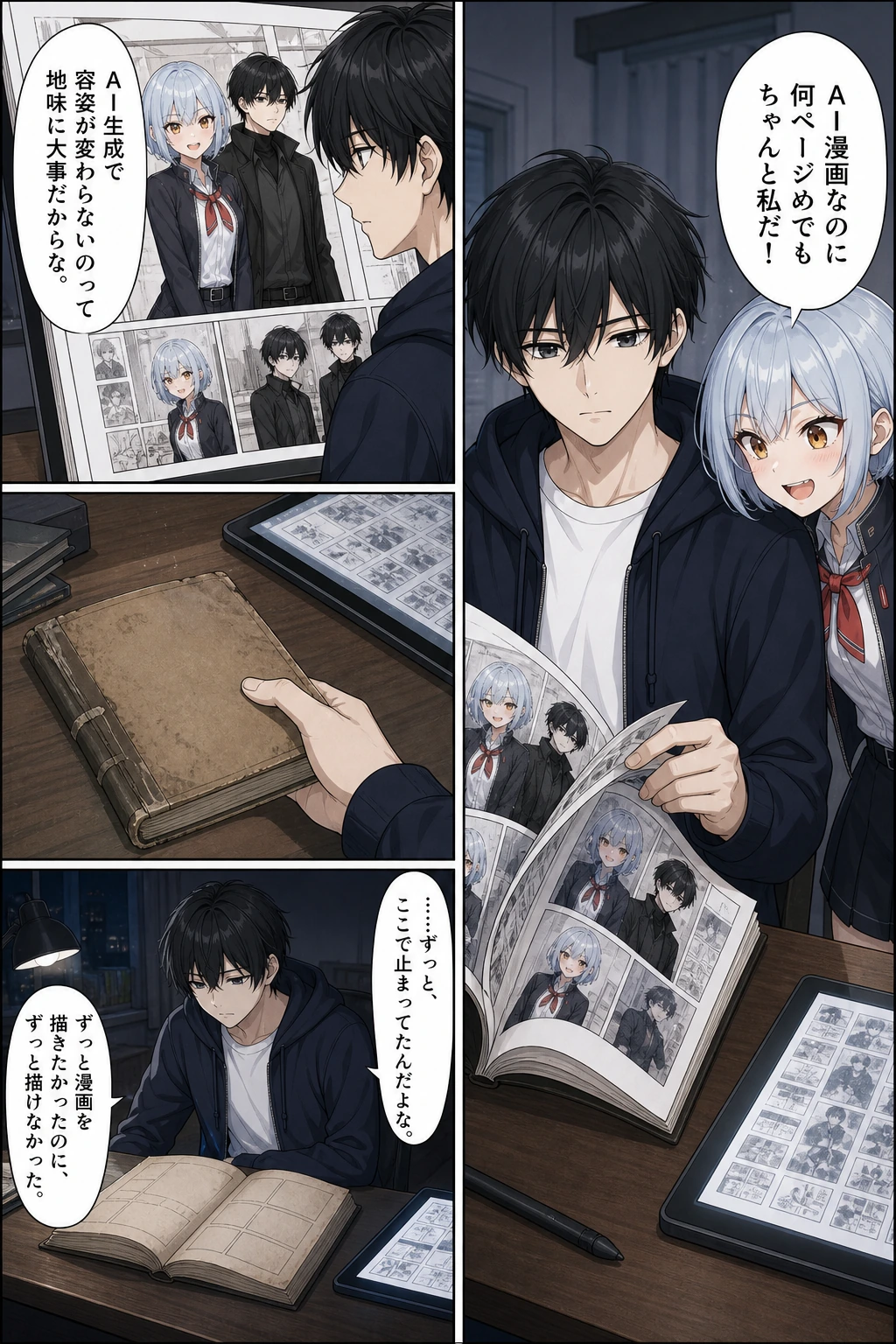 『頭の中の世界をカタチに出来なかった君へ』5ページ目