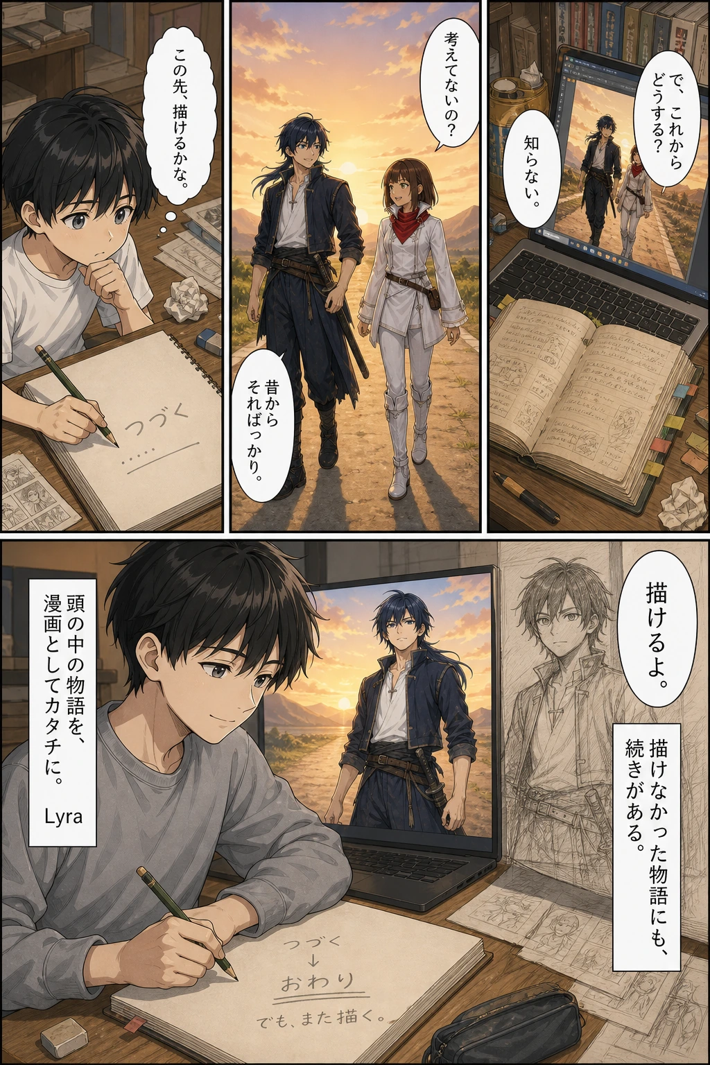 『少年時代との約束』8ページ目